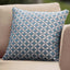 Fabric Scatter Cushion 43x43cm (Pack of 2) / Mosaic Blue