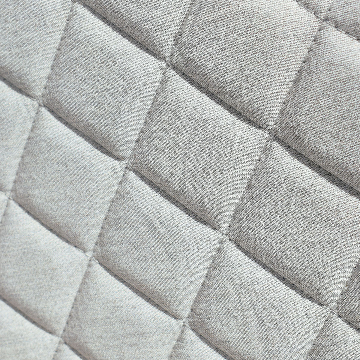 Fabric Scatter Cushion Quilted (Pack of 2) / Lead Chine