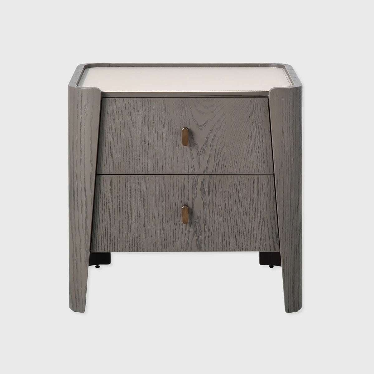 Kelly Bedside Macchiato and Leather