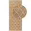 Jute Rug Kunu Natural Handwoven Diamond Design