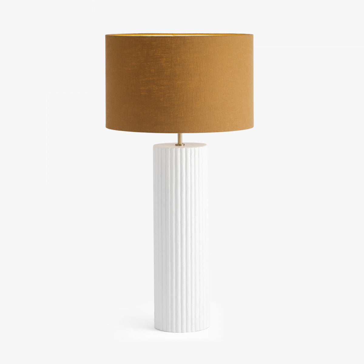 Lamp | Large Ribbed Gesso