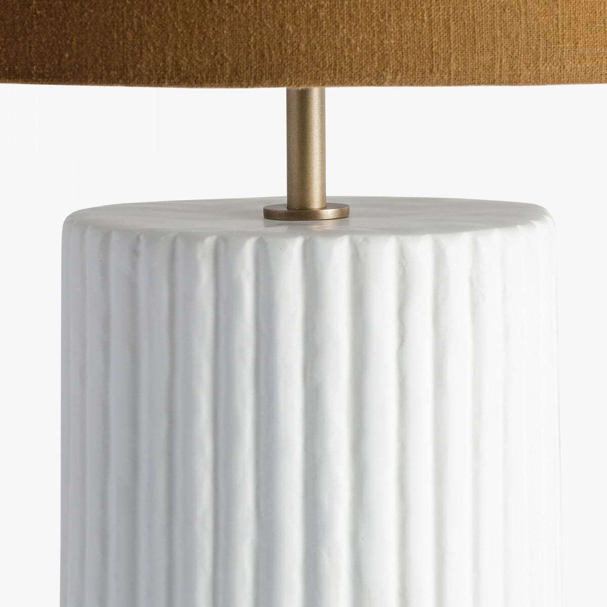 Lamp | Large Ribbed Gesso