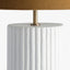 Lamp | Large Ribbed Gesso