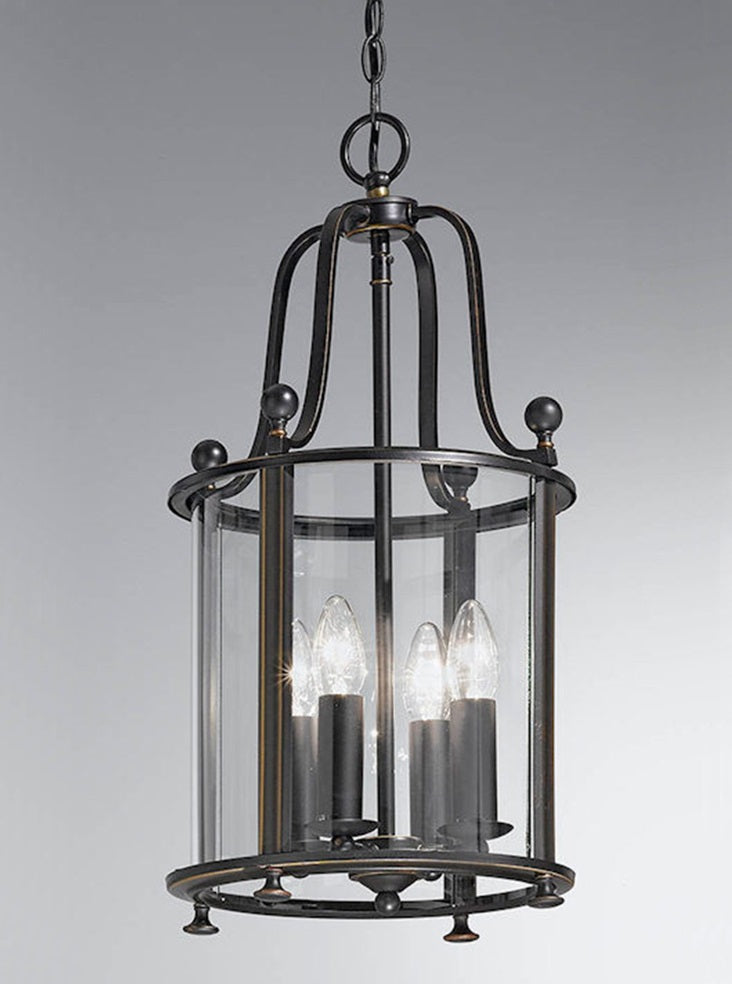 Pasillo 4 light Lantern - Antique Bronze