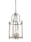 Drayton 4 light Lantern - Satin Nickel