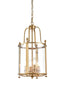 Drayton 4 light Lantern - Antique Brass