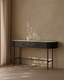 Lantine Marble Console Table - Matt Black