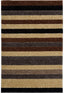 Linea Striped Caramel Washable Rug