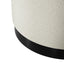 Lara Ivory Boucle Large Pouffe