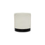 Lara Ivory Boucle Small Pouffe