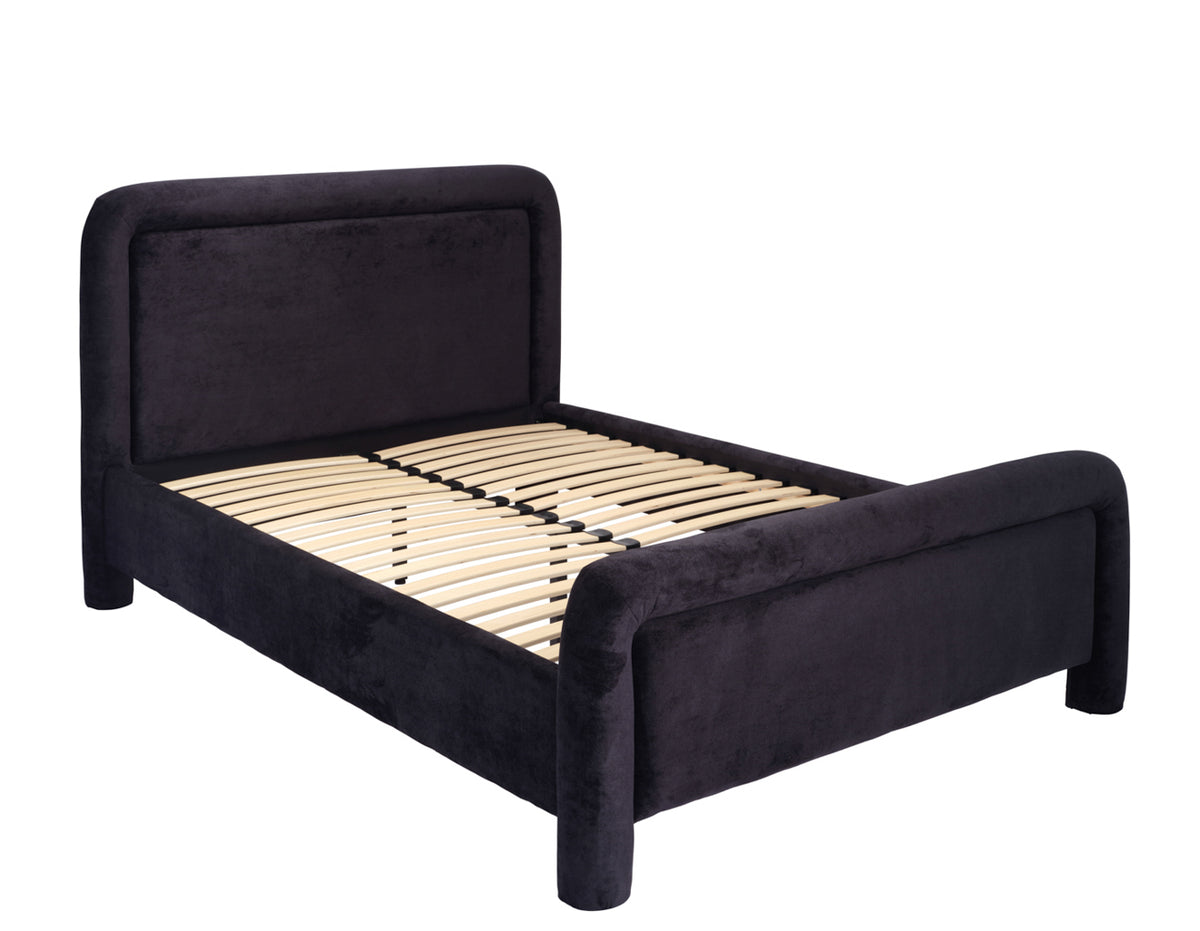 Leonnie Black King Bed
