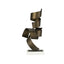 Clavo Table Decoration in Steel and White Marble OUTLET