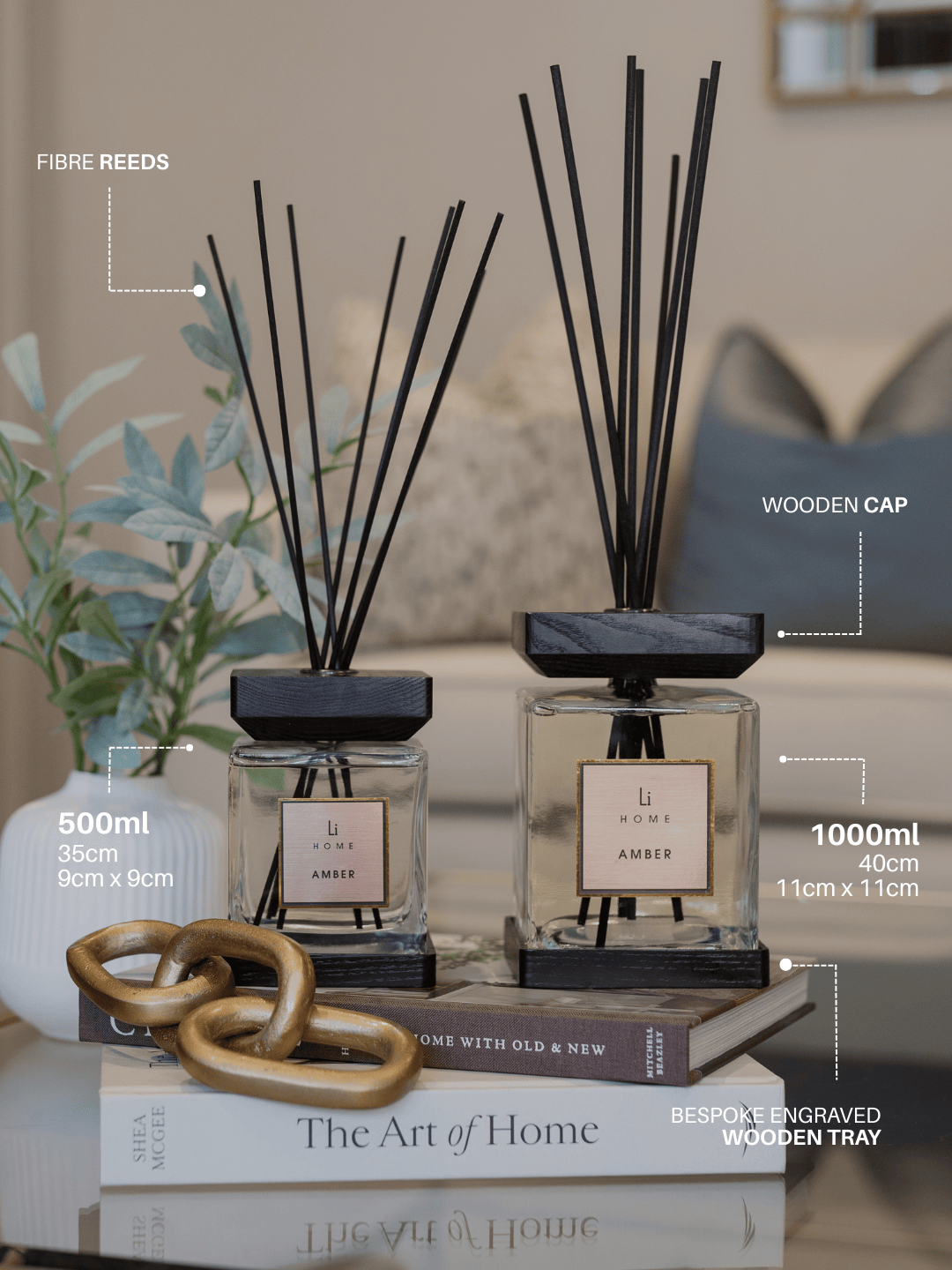 Luxury Square Diffuser - Amber