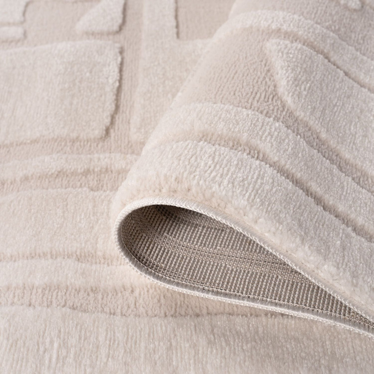 Loft Abstract Cream Rug