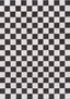 Loft Checkerboard Dark Grey Rug