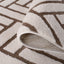 Loft Chevron Brown Rug
