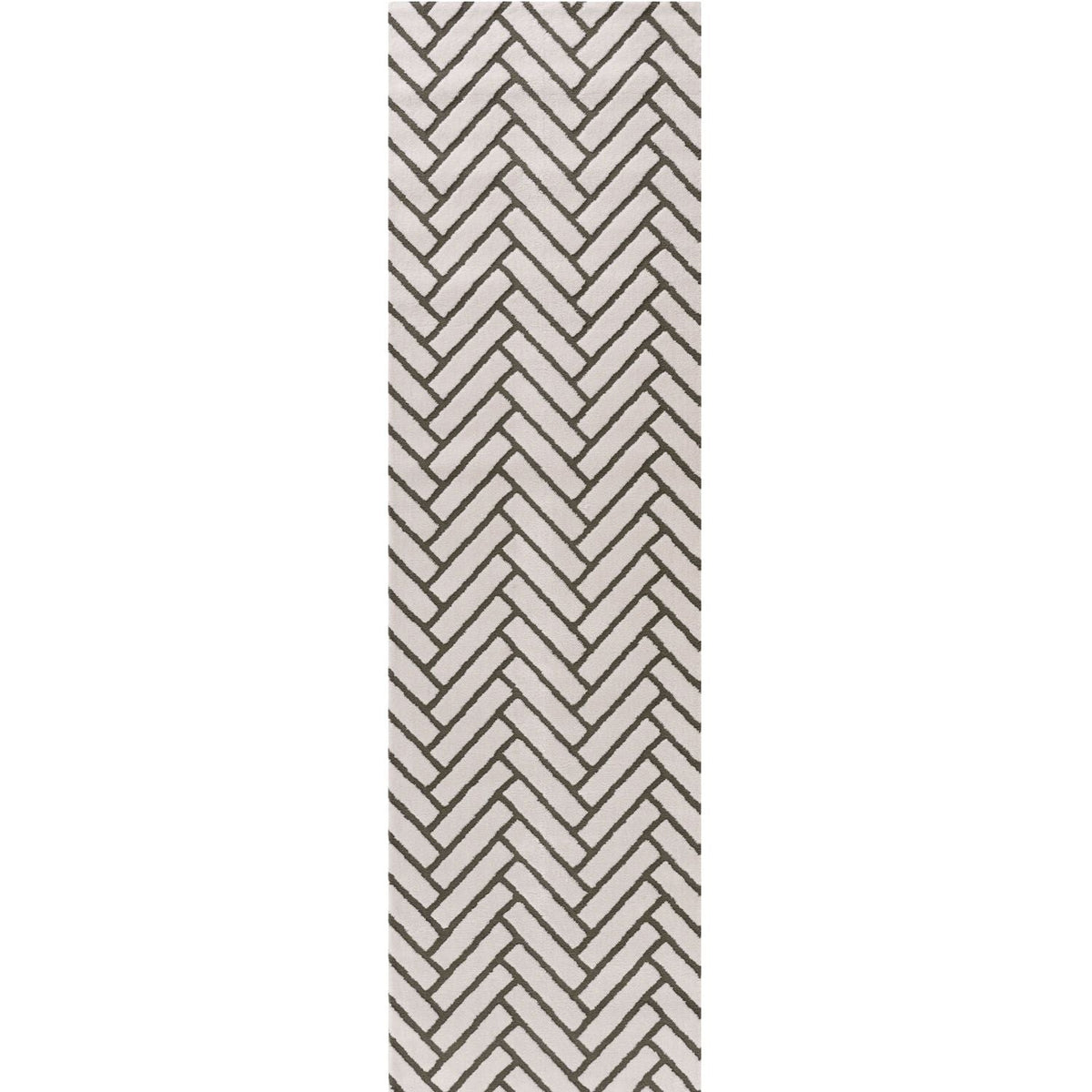 Loft Chevron Green Rug