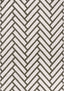 Loft Chevron Green Rug