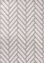 Loft Chevron Grey Rug