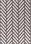 Loft Chevron Dark Grey Rug
