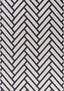 Loft Chevron Blue Rug