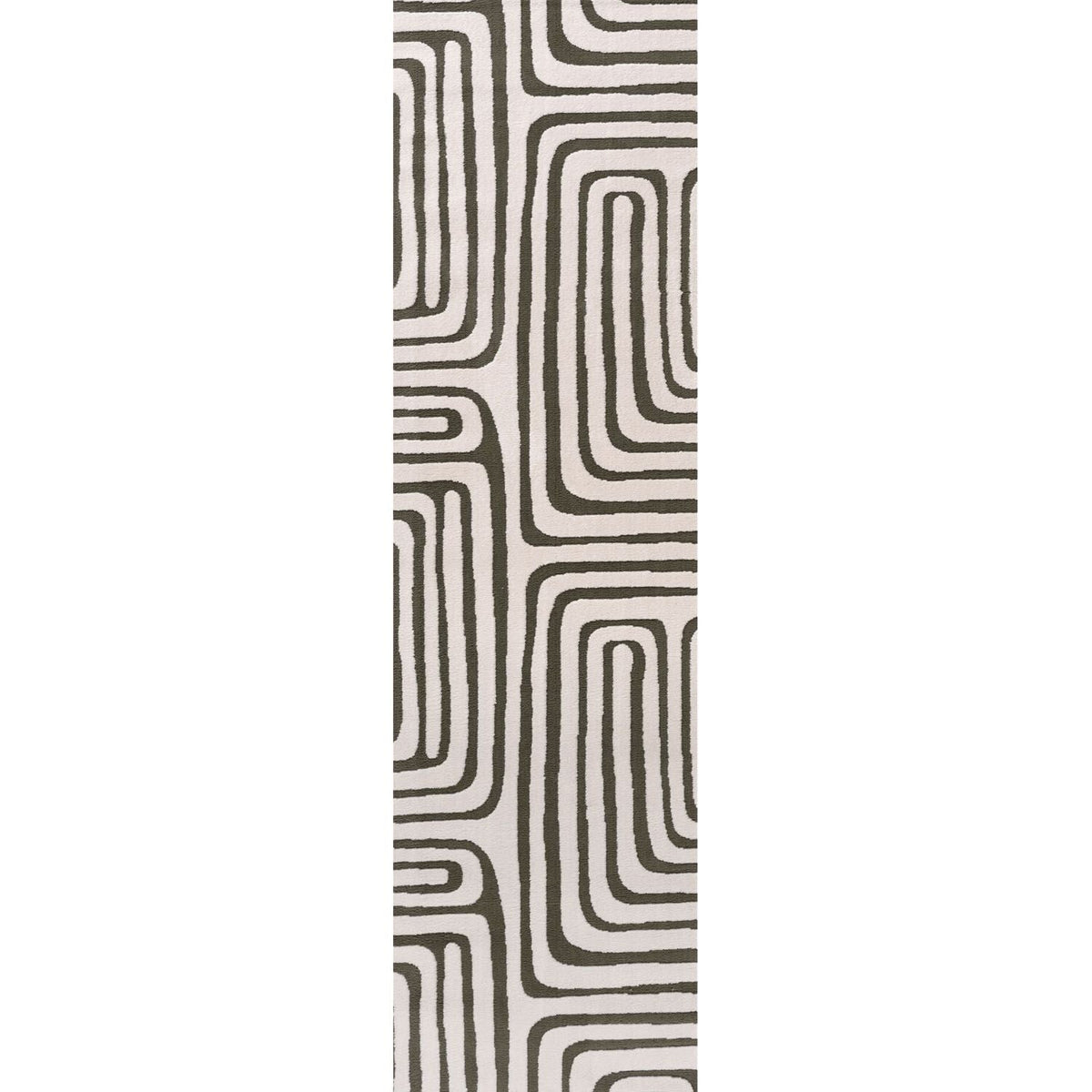 Loft Geometric Green Rug