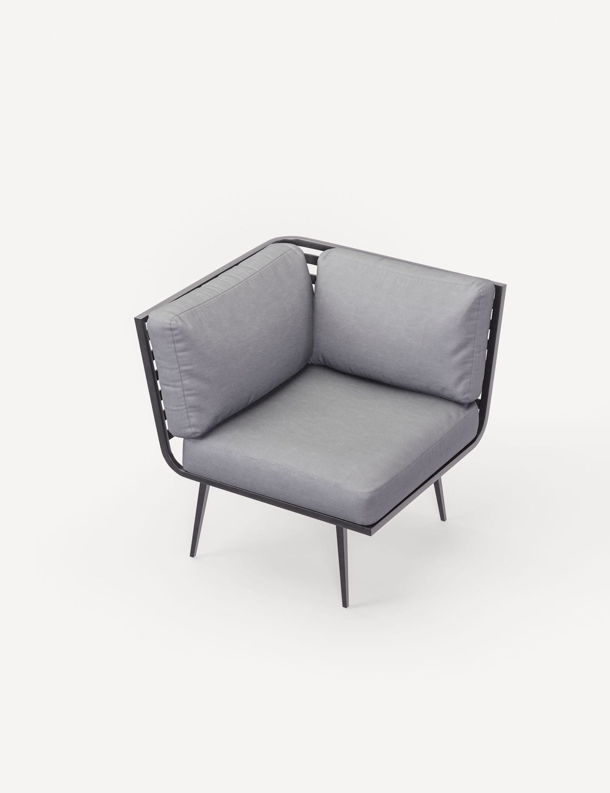 Mayfair Corner Lounging Set with Fire Pit Table and 1 Bench