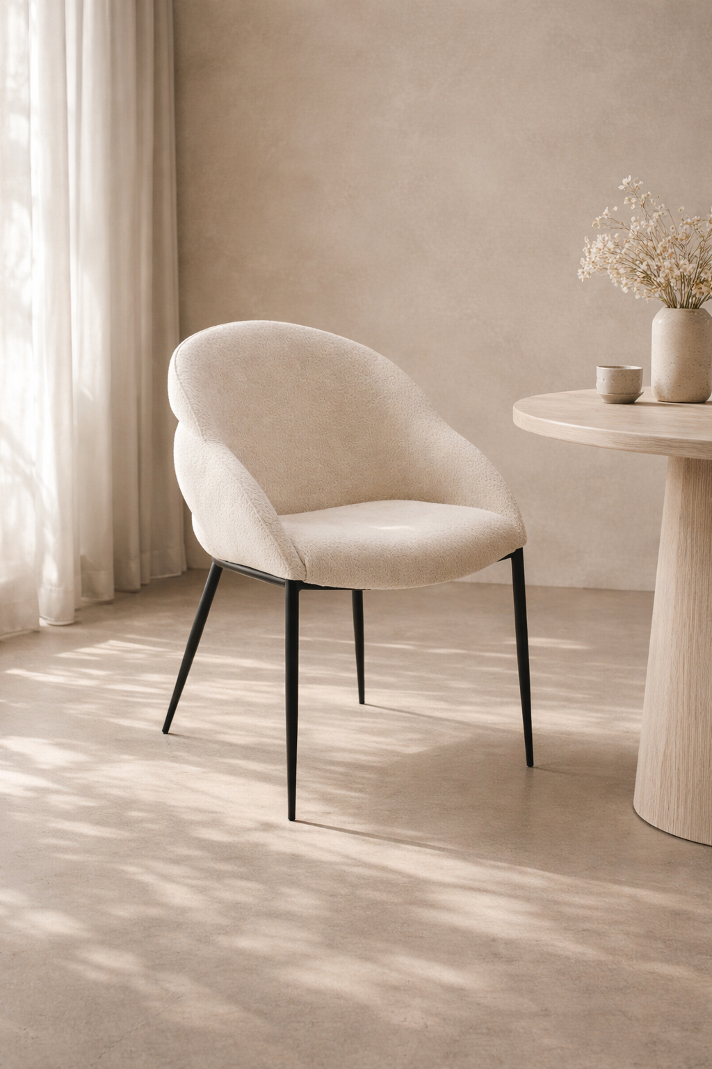 Mayer Dining Chair - Embley Cream