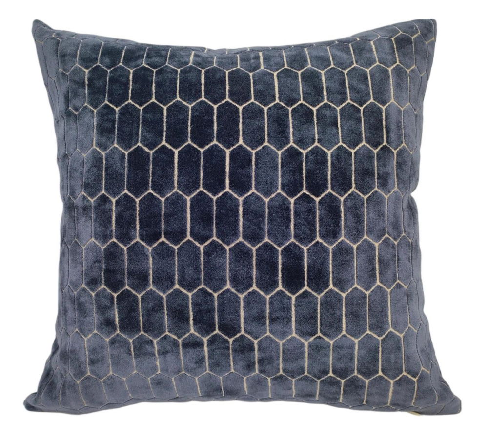 Malini Large Albie Navy Cushion