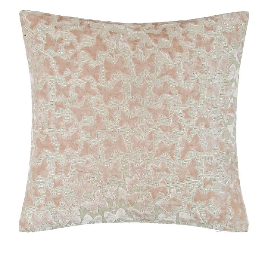 Large Butterfly BabyPink Cushion