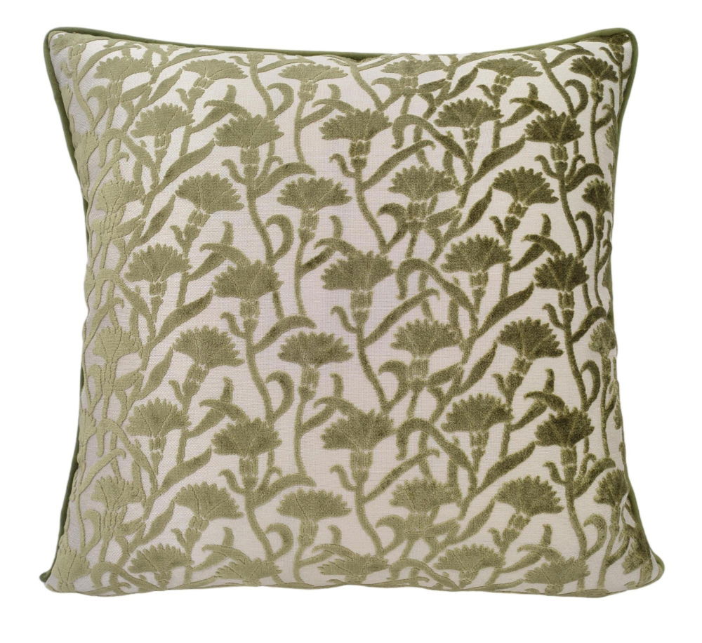 Malini Large Cassia Olive Cushion