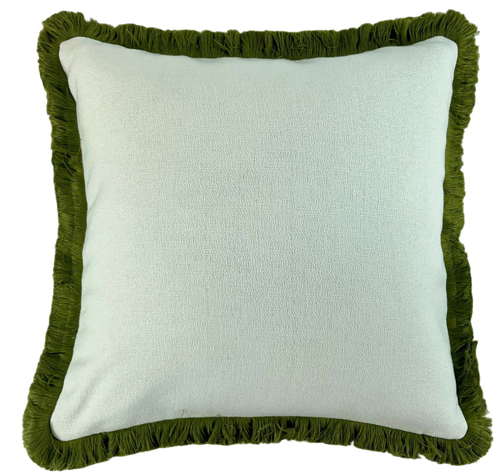 Malini Large Hugo Olive Cushion