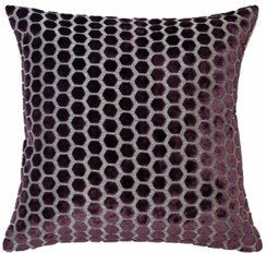 Large Jorvik Aubergine Cushion