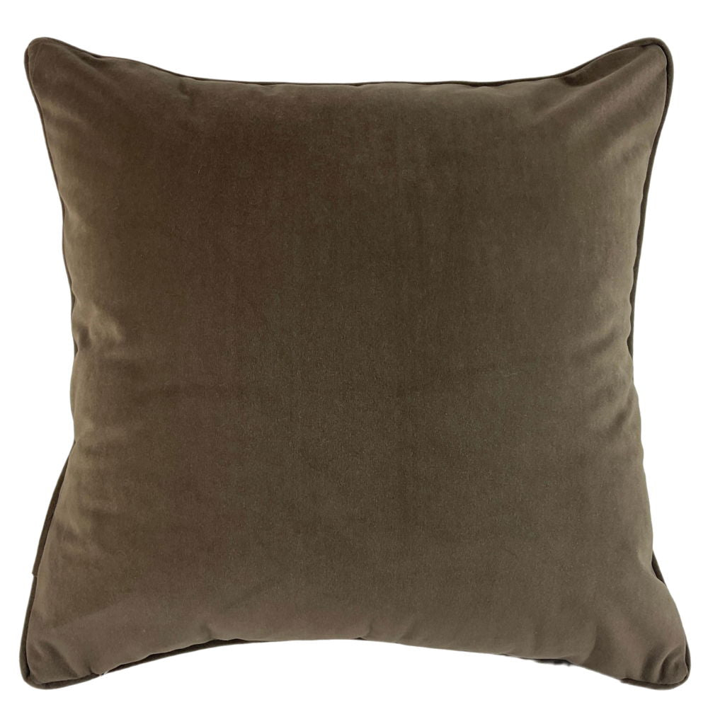 Malini Large Kivo Choc Cushion