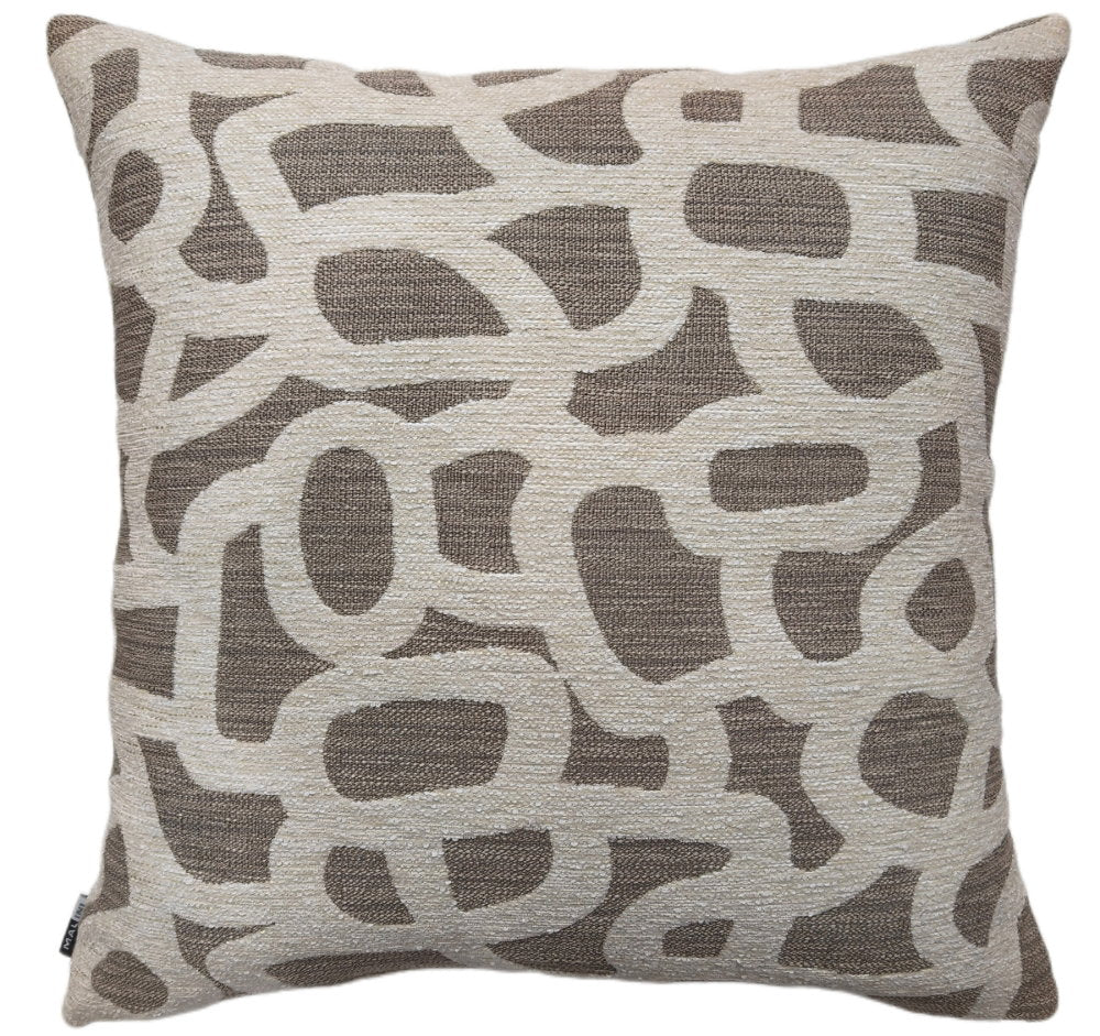 Malini Scribble Natural Cushion