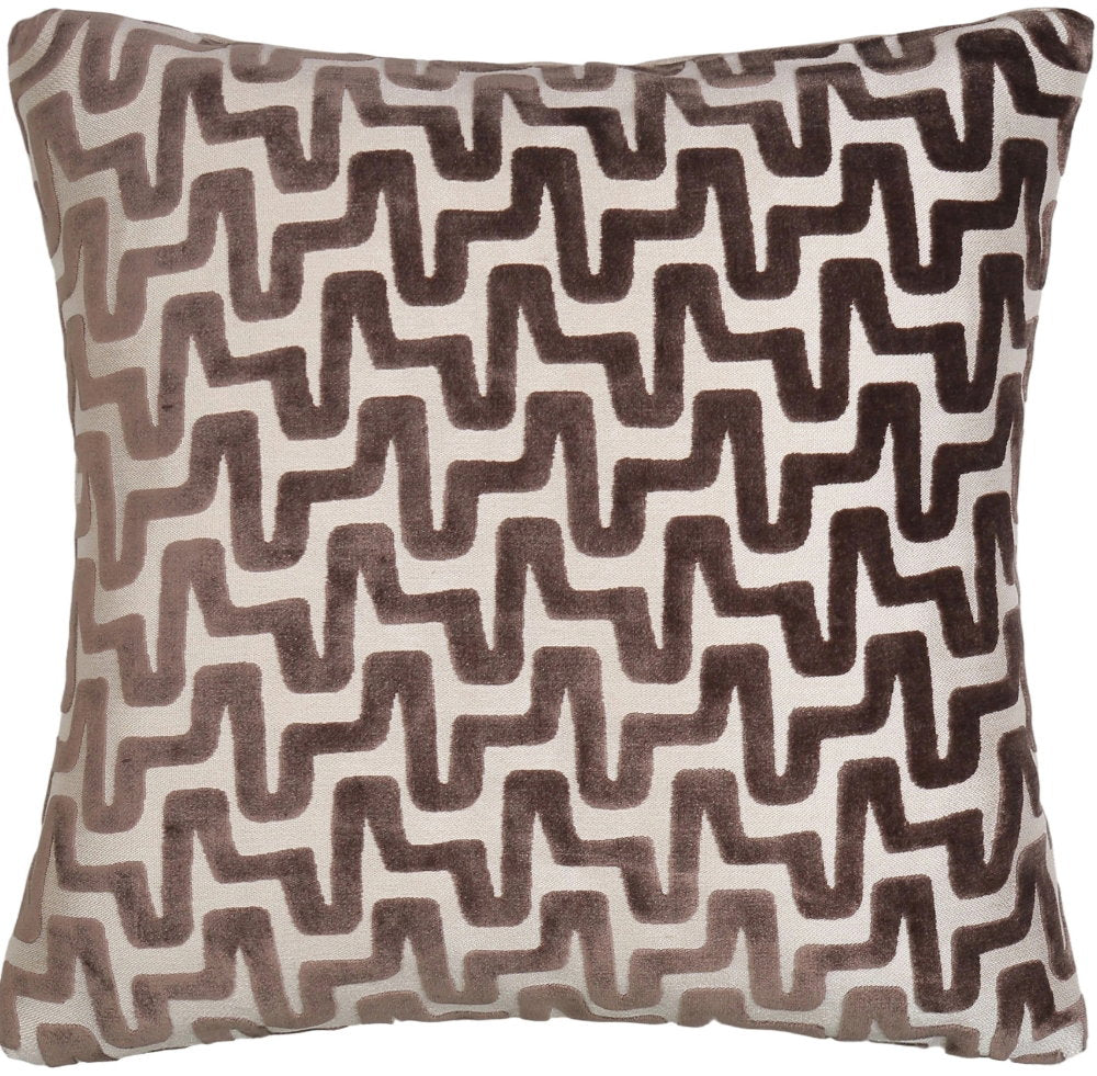 Malini Large Summit Choc Cushion