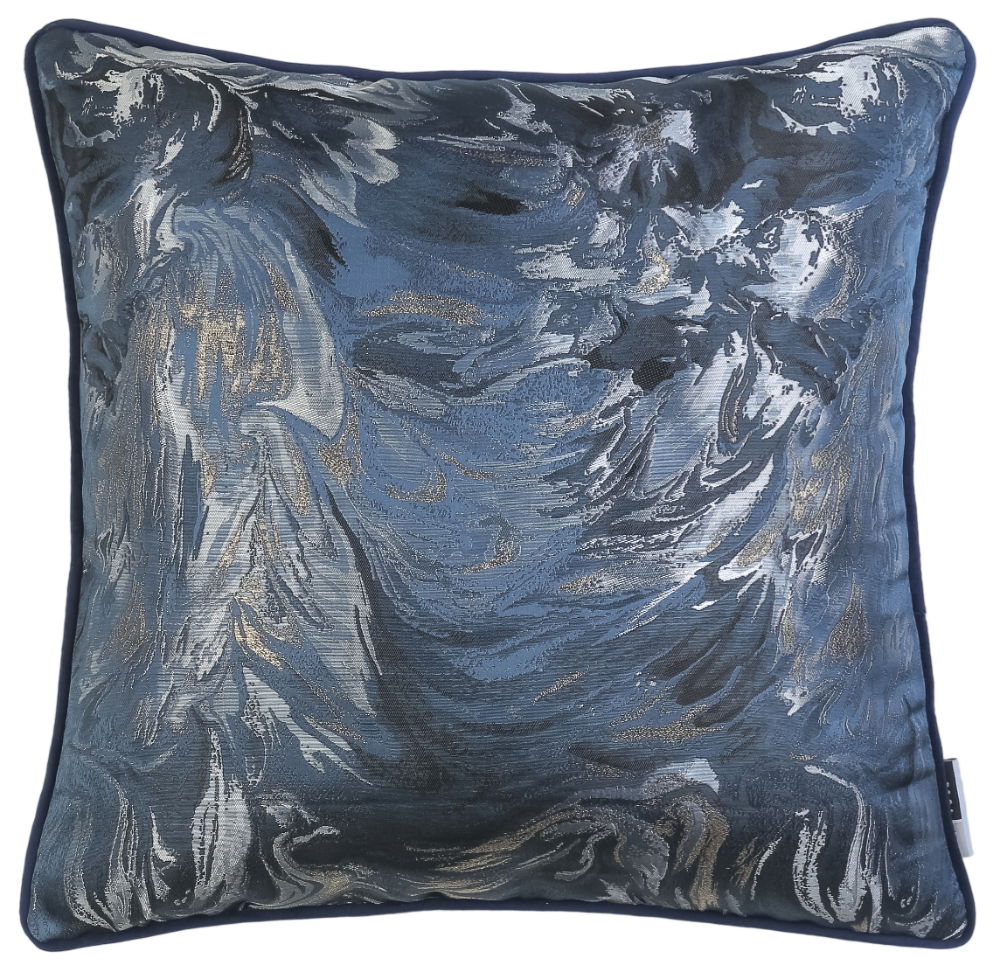 Malini Symphony Navy Cushion