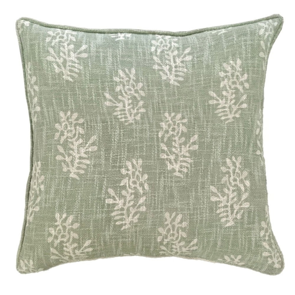 Large Tula Green Cushion