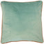 Paul Moneypenny TwoFaced Orange and Duck-Egg Blue Cushion
