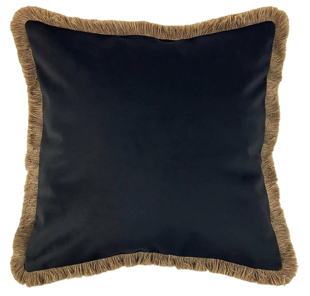 Malini Verona Black Cushion