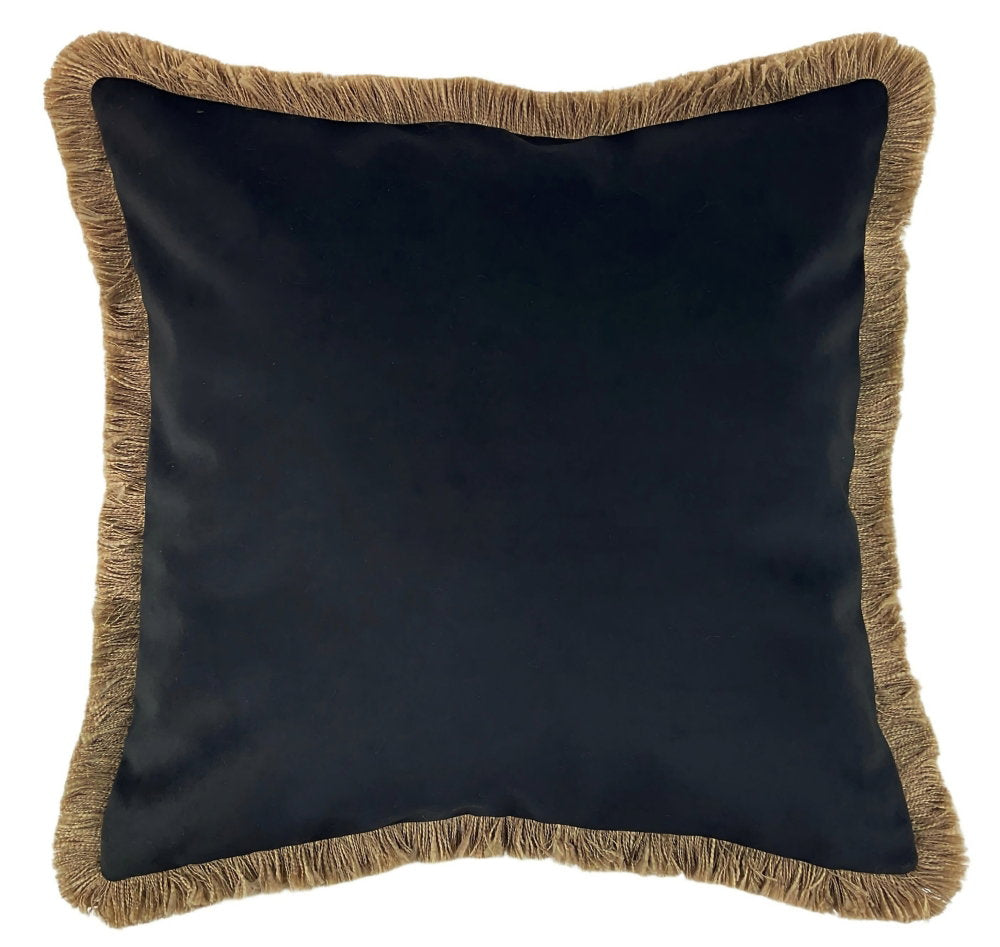 Malini Verona Black Cushion