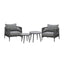 Milan Lounge Set - Charcoal
