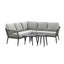 Monaco Small Corner Sofa Set - Ivy Green