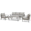 Montreal 3 Seat Sofa Set - Cool Linen