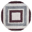 Moodi Shaggy Grey/Purple Contour Rug