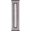 Moodi Shaggy Grey/Purple Contour Rug
