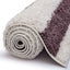 Moodi Shaggy Grey/Purple Contour Rug