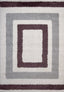 Moodi Shaggy Grey/Purple Contour Rug