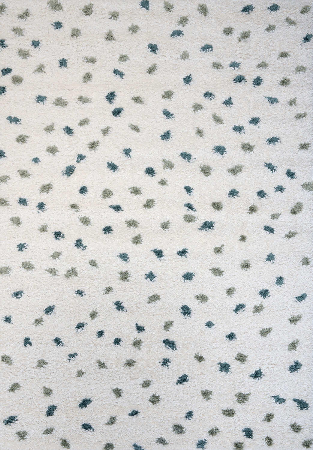 Moodi Shaggy Green Drizzle Rug