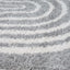 Moodi Shaggy Grey Echo Rug